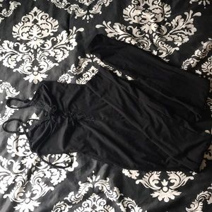 Black jumpsuit tight